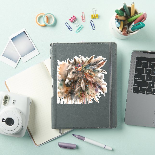 Adesivo Cavalo Boho Lindo (Capa para iPad)