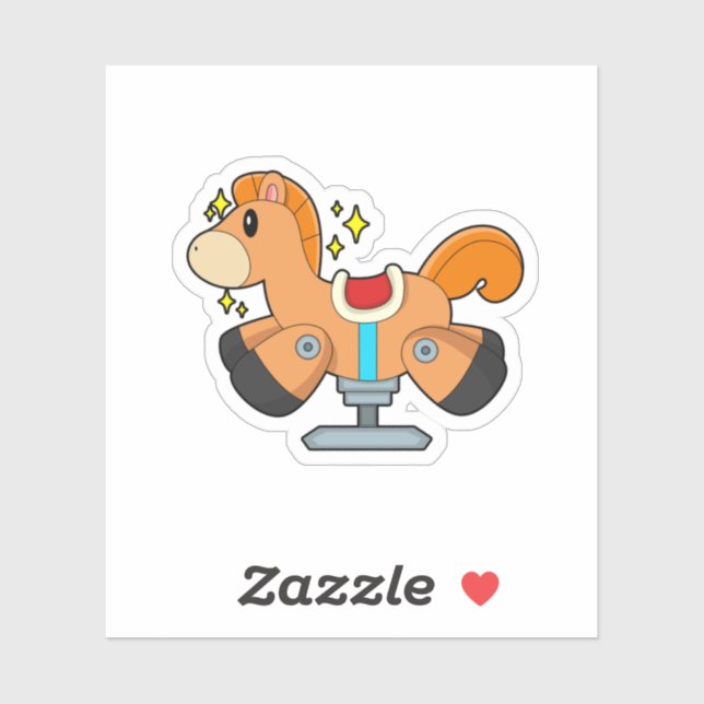 Adesivo Cavalo-de-pedras (Folha)