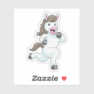 Adesivo Cavalo em Corrente