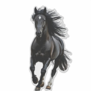 Adesivo Cavalo preto