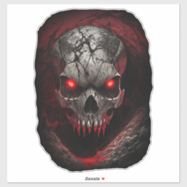 Adesivo Caveira Horária