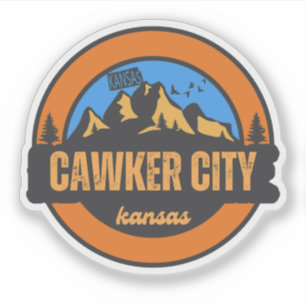 Adesivo Cawker City, Kansas