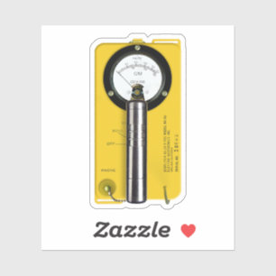 Adesivo CD do contador Geiger V-700