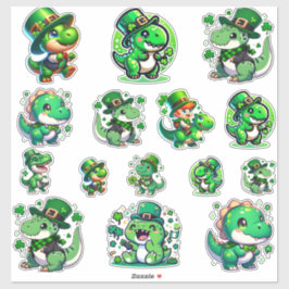 Adesivo Celebrar com Ruas de estilo. Dinossauro do Dia de