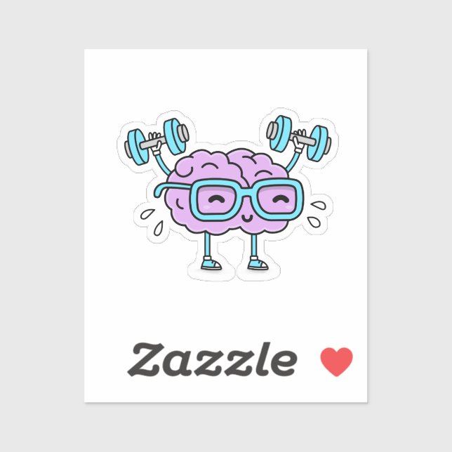 Adesivo Celebro feliz (Folha)