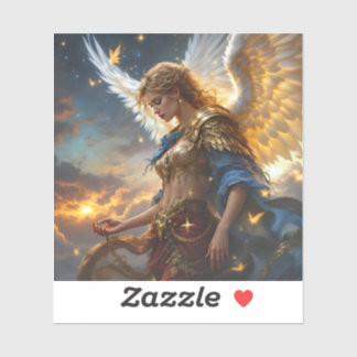 Adesivo Celestial Sentinel - Anjo do amanhecer e divino