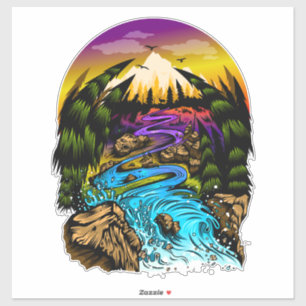 Adesivo Cena ao ar livre