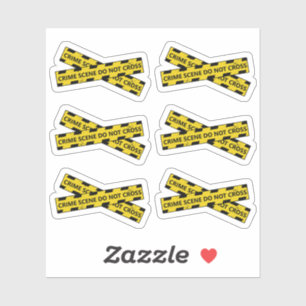 Adesivo Cena de Crime Mostra Podcasts Filmes Lembradores P