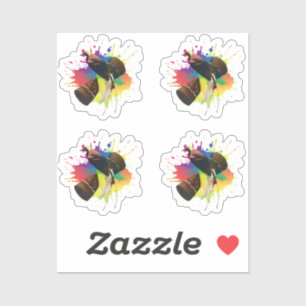 Adesivo Cendrawasih O Pássaro Do Paraíso Colorido