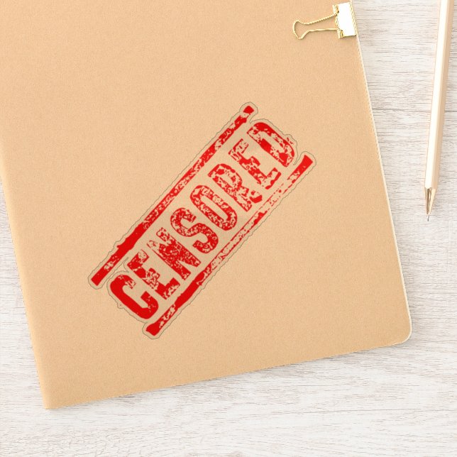 Adesivo Censurado (Notebook)