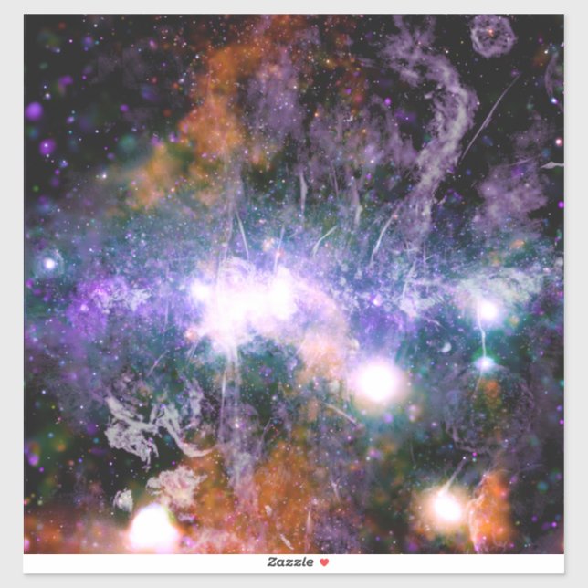 Adesivo Centro Galáctico da Via Látea Galaxy X-Ray Hubble (Folha)