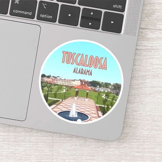 Adesivo Centro Tuscaloosa Alabama (Detalhe)