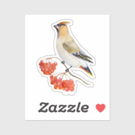 Adesivo Cera de aves da floresta aquosa