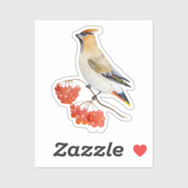 Adesivo Cera de aves da floresta aquosa