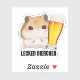 Adesivo Cerveja Gostosa X Hamster Triste Meme Cerveja Trig