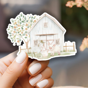 Adesivo Chá de fraldas dos Amigos dos Prados dos Animais d