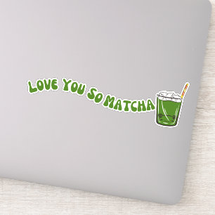 Adesivo Chá verde de Matcha, matcha