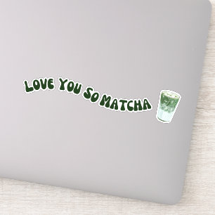 Adesivo Chá verde de Matcha, matcha