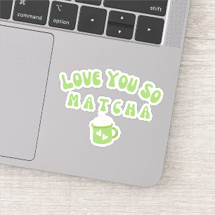 Adesivo Chá verde de Matcha, matcha