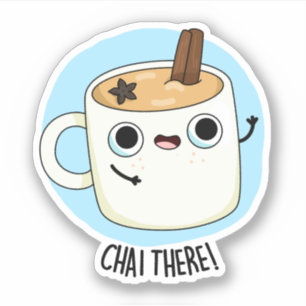Adesivo Chai Ali Chi Chi Tea Pun Sticker