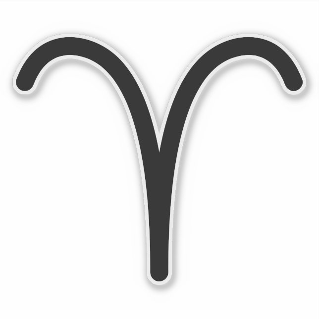 Adesivo Chama-se Sinal de incêndio do símbolo astrológico  (Frente)