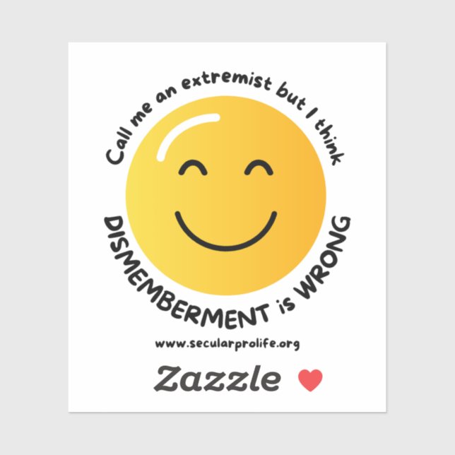 Adesivo Chame-me de extremista (Folha)