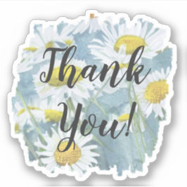 Adesivo Chamomile Obrigado
