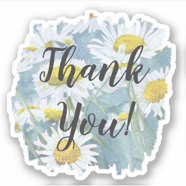 Adesivo Chamomile Obrigado (Frente)