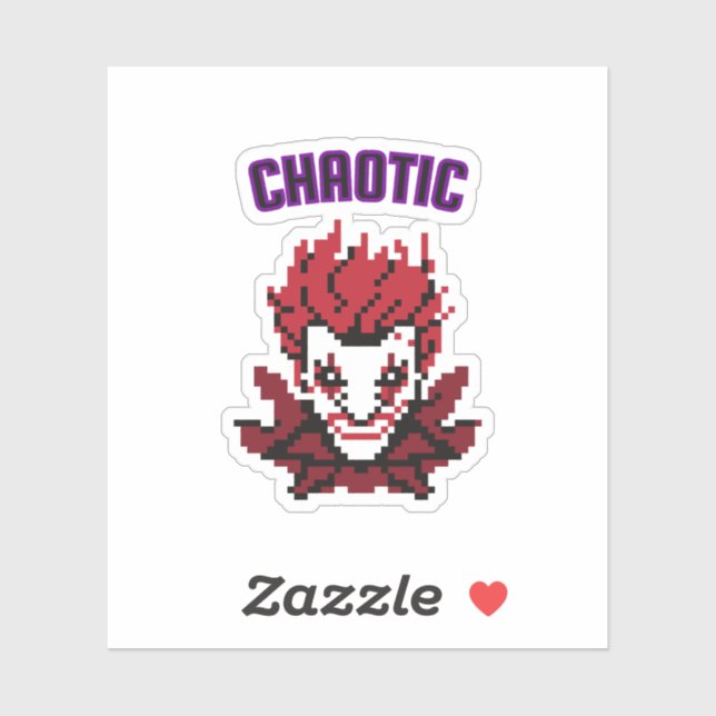 Adesivo Chaótico (Folha)