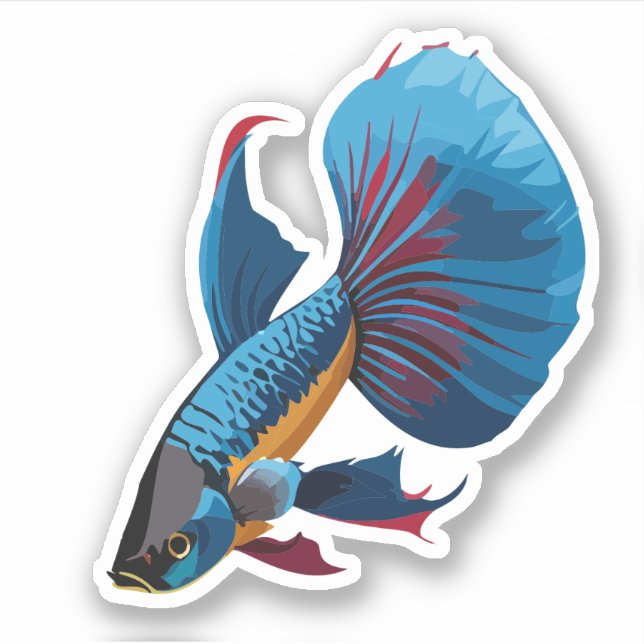 Adesivo Charator de Cartoon Beta Masculino (Frente)