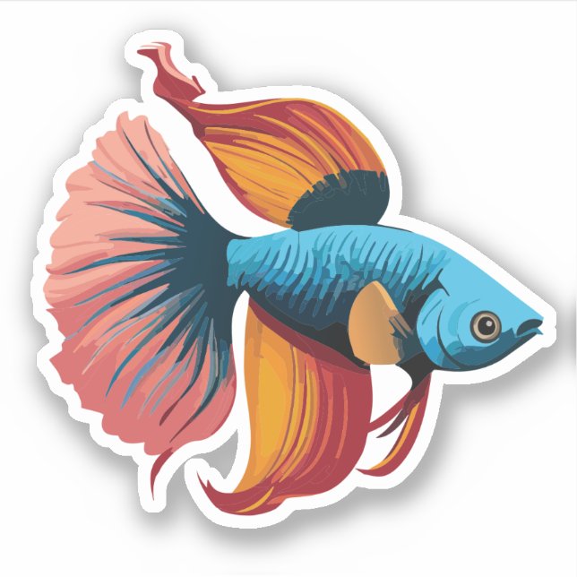 Adesivo Charator de Cartoon Beta Masculino (Frente)