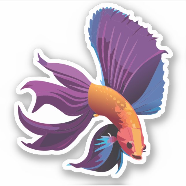 Adesivo Charator de Cartoon Beta Masculino (Frente)