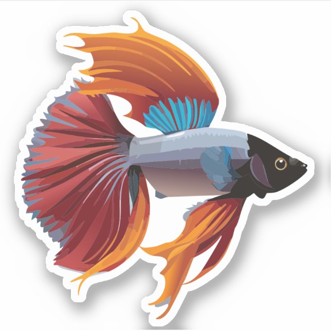 Adesivo Charator de Cartoon Beta Masculino (Frente)