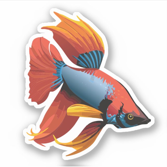 Adesivo Charator de Cartoon Beta Masculino (Frente)