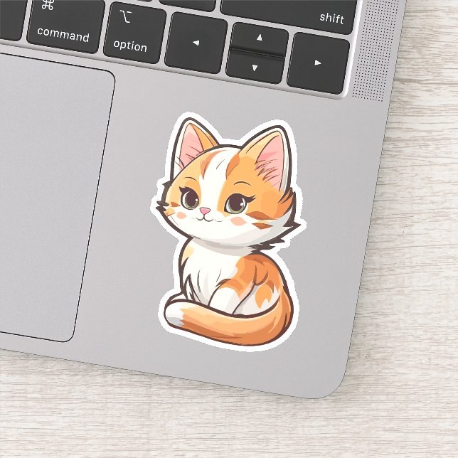 Adesivo Charming Kawaii Kitten (Detalhe)