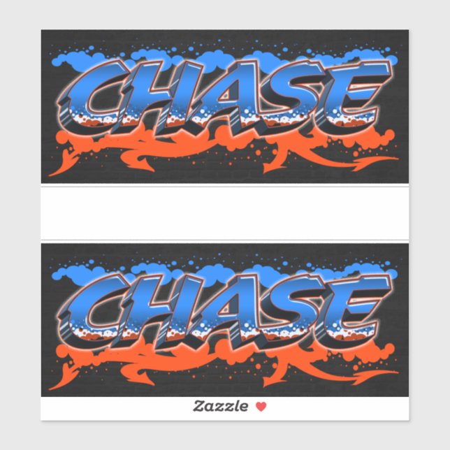 Adesivo Chase Vorname Name Graffiti Aufkleber Sticker (Folha)