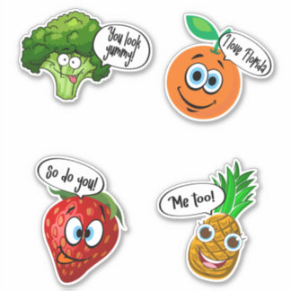 Adesivo Chat de fruta e Veggie3