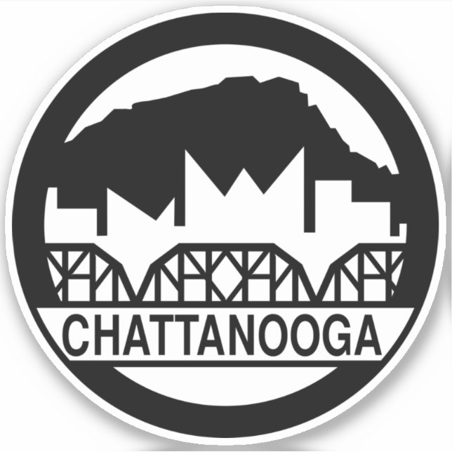 Adesivo Chattanooga Tennessee Sticker (Frente)