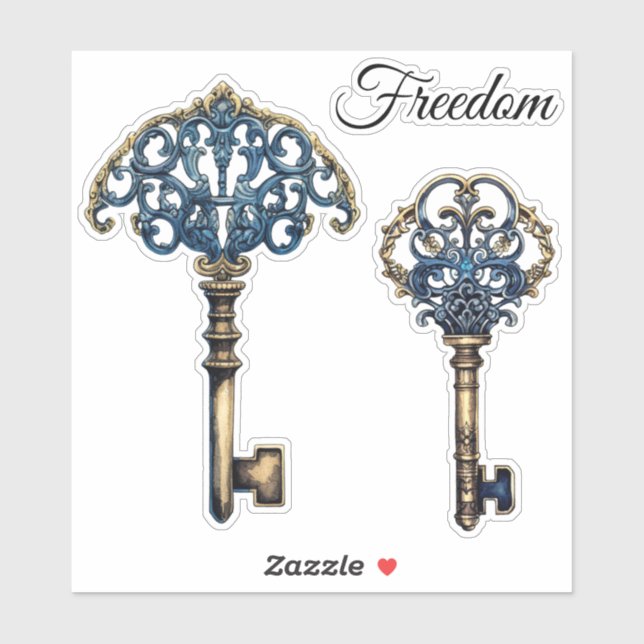 Adesivo Chaves de Liberdade (Folha)