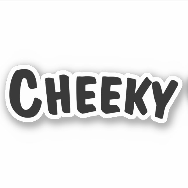 Adesivo Cheeky (Frente)