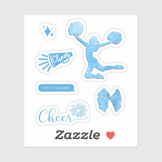 Adesivo Cheer Sticker Pack, Cheerleader (Folha)