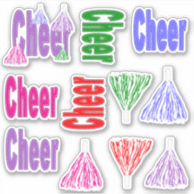 Cheer Stickers