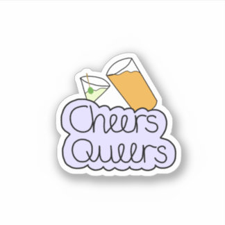 Adesivo Cheers Queers Sticker
