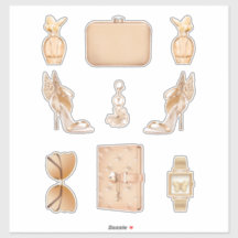 Chefe de Garota Decala Rosa de Alta Moda