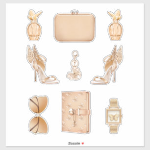 Adesivo Chefe de Garota Decala Rosa de Alta Moda