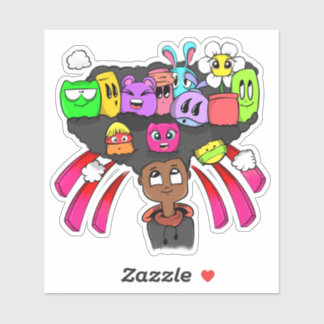 Adesivo Cheio Page Doodle 01 Vinyl Sticker