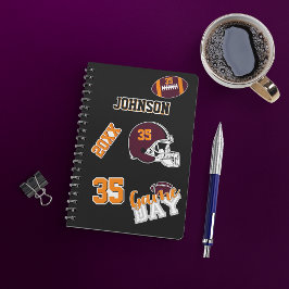 Adesivo Cheio Personalizado Americano de Futebol do Esport