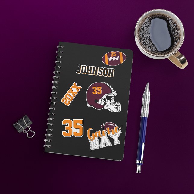 Adesivo Cheio Personalizado Americano de Futebol do Esport (Criador carregado)