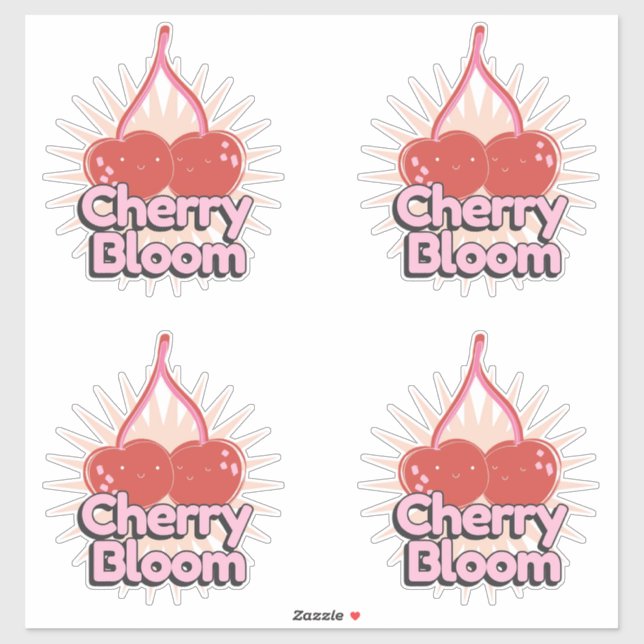 Adesivo Cherry Bloom Sticker (Folha)