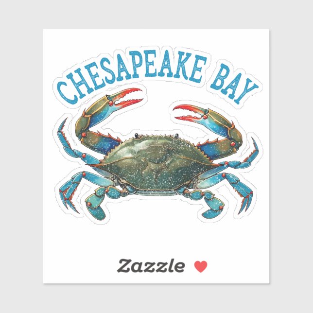 Adesivo Chesapeake Bay Vintage (Folha)